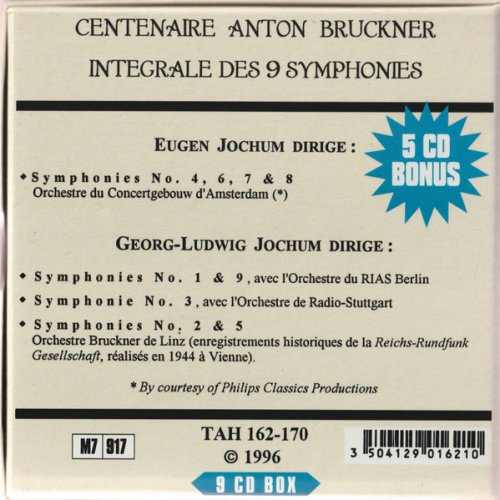 Georg-Ludwig & Eugen Jochum - Centenaire Bruckner (1996) [9CD Box Set]