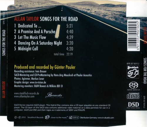Allan Taylor - Songs For The Road (2010) CD-Rip