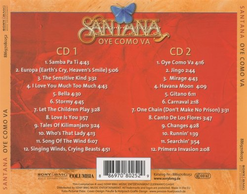 Santana - Oye Como Va (2007) [2CD]