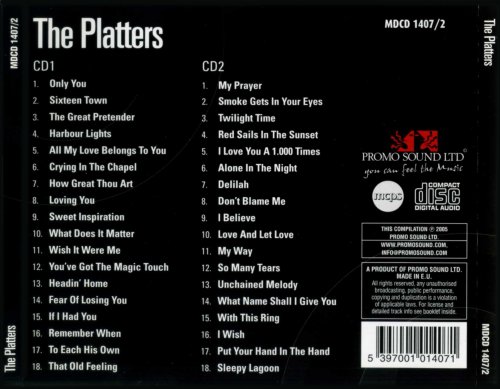 The Platters - The Platters: Original Artists - Original Songs (2004)