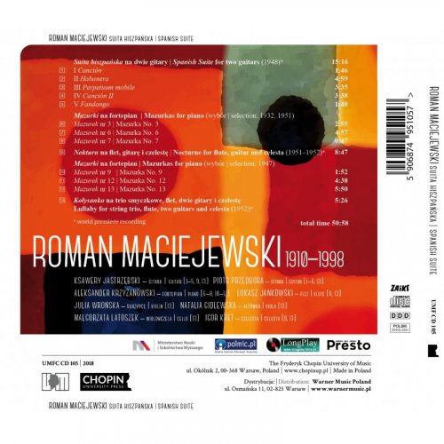 Chopin University Press - Roman Maciejewski: Suita hiszpańska (2022)