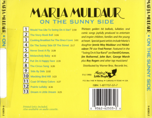 Maria Muldaur And Friends - On The Sunny Side (1990)