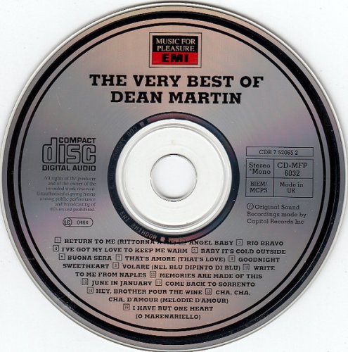 Dean Martin - The Very Best of Dean Martin (1988)