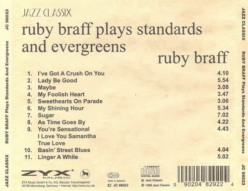 Ruby Braff - Plays Standards And Evergreens (1999)