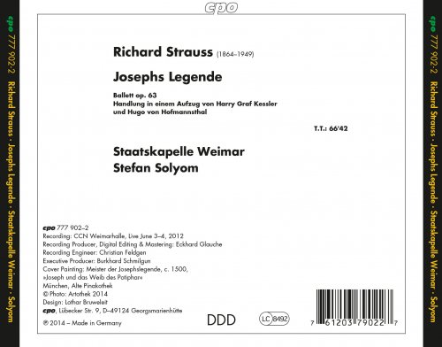 Weimar Staatskapelle, Stefan Solyom - Josephs Legende (2014)