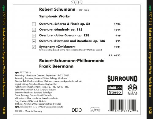 Robert-Schumann-Philharmonie, Frank Beermann - Schumann: Symphony "Zwickauer" (2014)