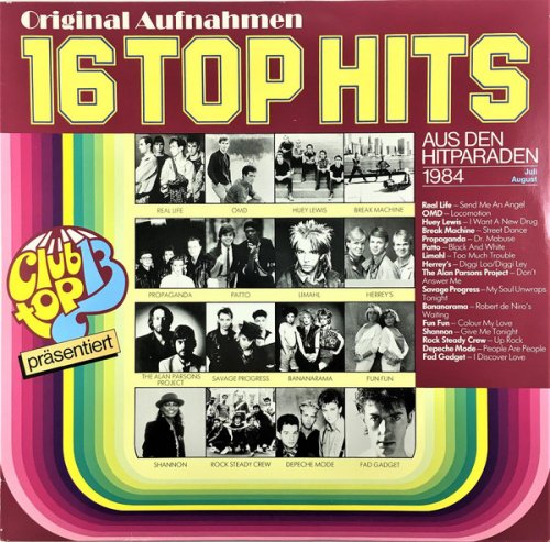 VA - 16 Top Hits Juli / August 1984 (1984) LP