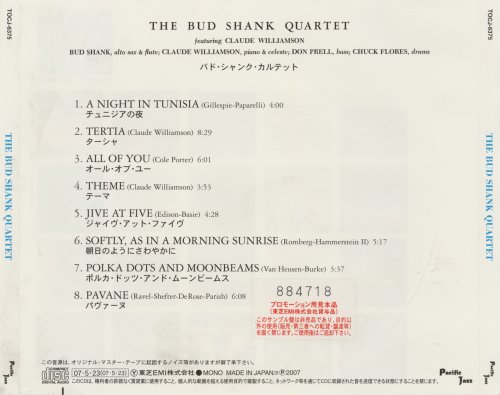 Bud Shank - Bud Shank Quartet Featuring Claude Williamson (1957) [2007]