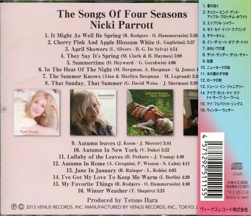 Nicki Parrott - The Songs Of Four Seasons (2013)