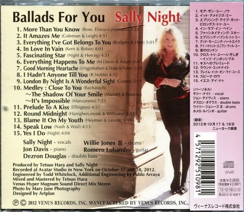 Sally Night - Ballads For You (2012)