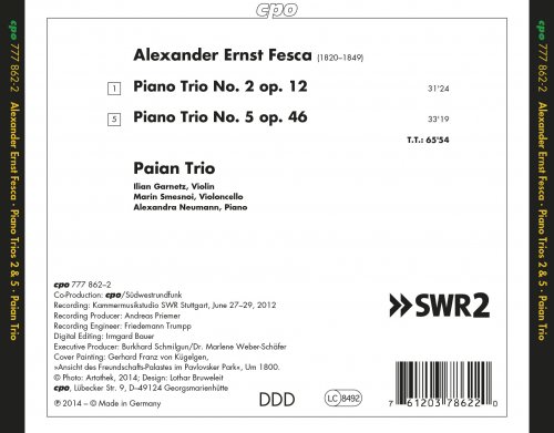 Trio Paian - Fesca: Piano Trios 2 & 5 (2015)