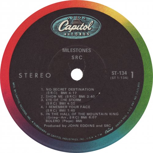 SRC - Milestones (1969) LP