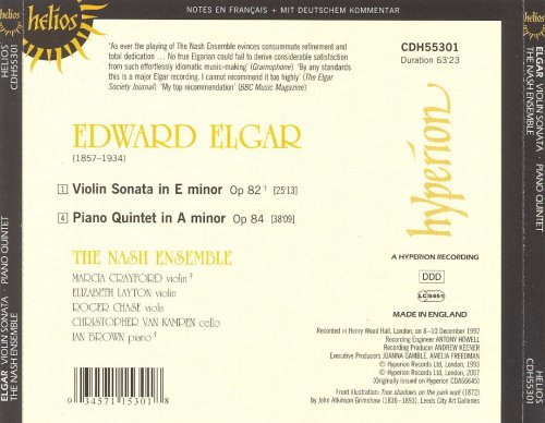 The Nash Ensemble - Elgar: Violin Sonata, Piano Quintet (2007) CD-Rip