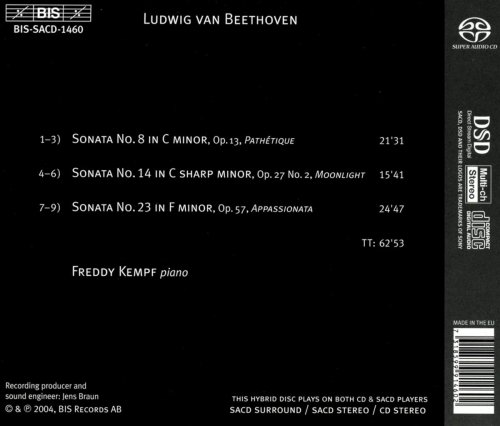 Freddy Kempf - Beethoven: Piano Sonatas Nos. 8, 14 and 23 (2004) [Hi-Res]