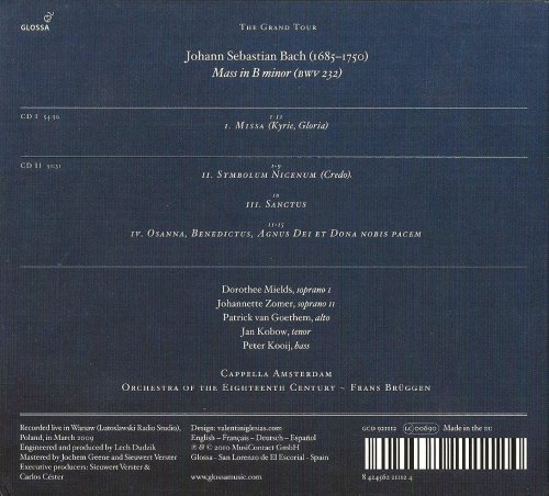 Frans Brüggen - J.S. Bach: Mass in B minor (2010) CD-Rip