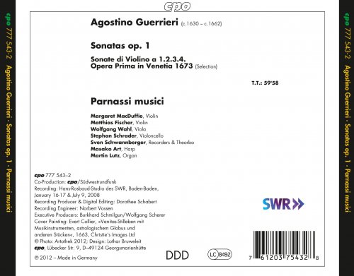 Parnassi Musici - Guerrieri: Sonate di Violino (2012)