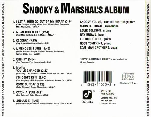 Snooky Young & Marshal Royal - Snooky & Marshal's Album (1978)