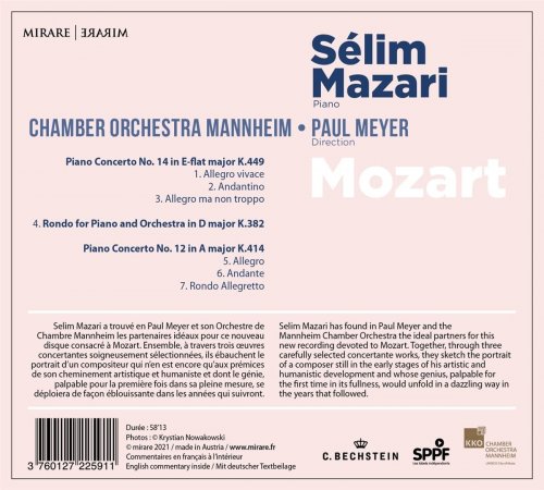 Sélim Mazari - Mozart: Piano Concertos Nos. 12 & 14 (2022) Hi-Res
