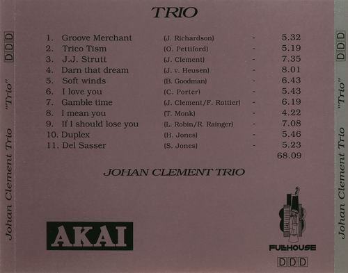 Johan Clement Trio - Trio (1990)