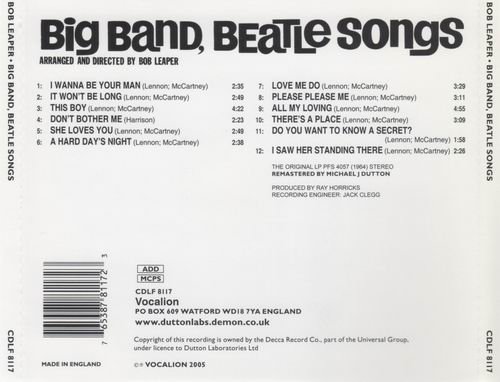 Bob Leaper - Big Band, Beatle Songs (1964)