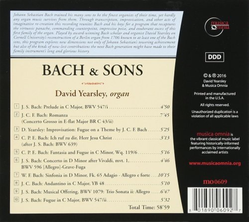 David Yearsley - Bach & Sons (2017)