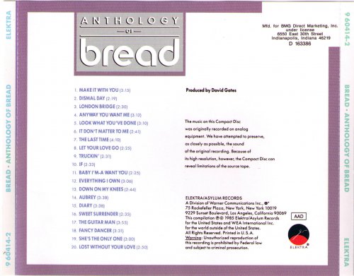 Bread - Anthology Of Bread (1985) Mp3