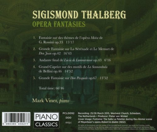 Mark Viner - Thalberg: Opera Fantasies (2015)