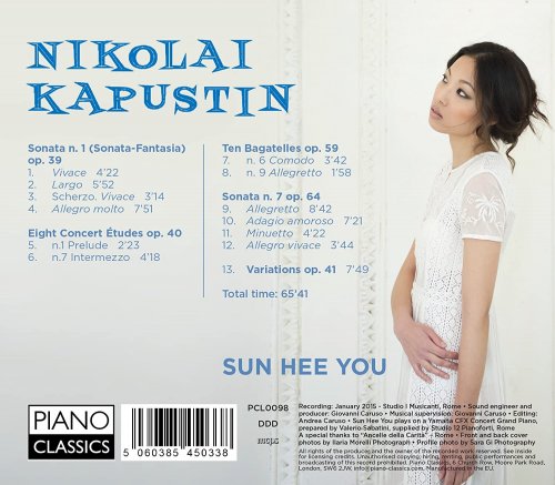 Sun Hee You - Nikolai Kapustin: Piano Sonatas 1 & 7, Ètudes & Variations (2015)