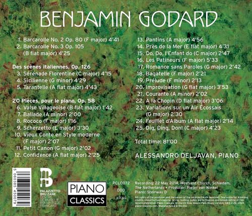 Alessandro Deljavan - Godard: Piano Works (2014)