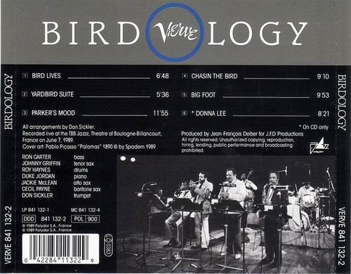 Birdology - Live At The TBB Jazz Festival, Vol. 1 (1989)