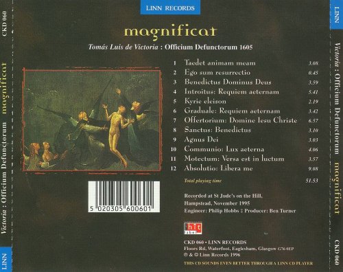 Magnificat, Philip Cave - de Victoria: Officium Defunctorum 1605 (2014)