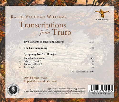 David Briggs & Rupert Marshall-Luck - Transcriptions from Truro (2022) [Hi-Res]