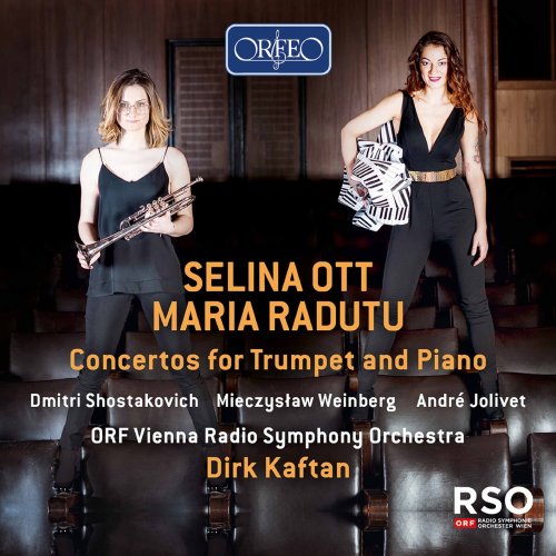 Selina Ott, Maria Radutu, Vienna Radio Symphony Orchestra & Dirk Kaftan - Shostakovich, Weinberg & Jolivet: Concertos for Trumpet & Piano (2022) [Hi-Res]