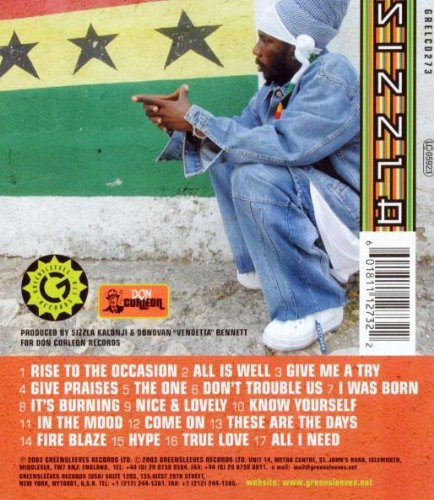 Sizzla - Rise To The Occasion (2003)