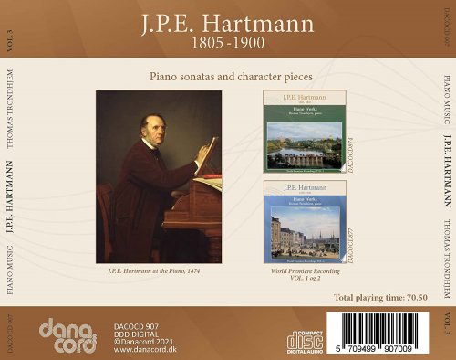 Thomas Trondhjem - J. P. E. Hartmann: Piano Works, Vol. 3 (2022)