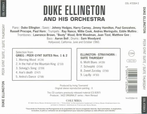 Duke Ellington And His Orchestra - Peer Gynt Suites Nos. 1 & 2 / Suite Thursday (1990)