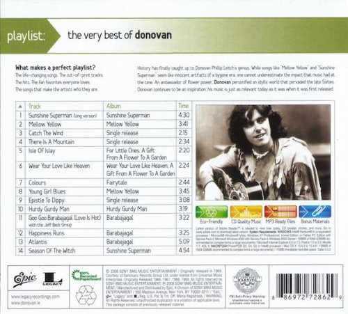 Donovan - Playlist: The Very Best Of Donovan (2008)