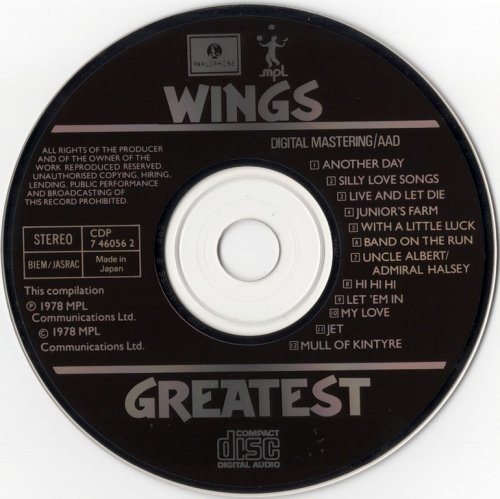 Paul McCartney & Wings - Wings Greatest (1978) {Japanese Press}