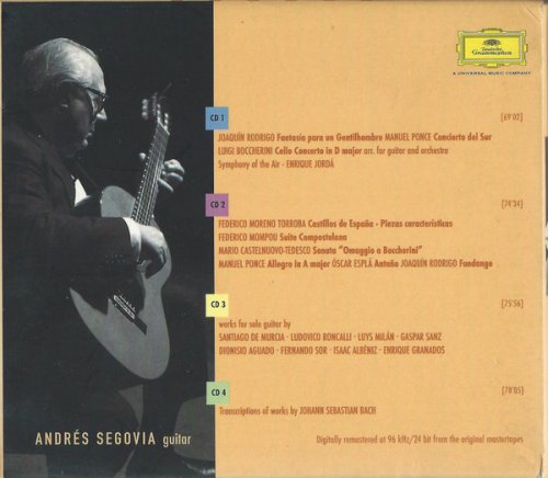 Andres Segovia - The Segovia Collection (2002) [4CD Box Set]