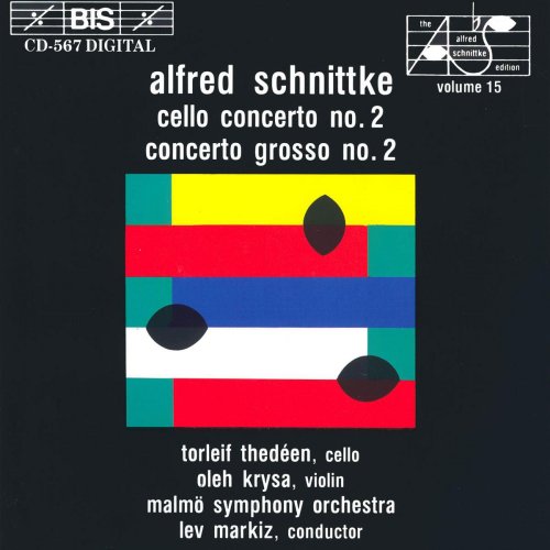 Torleif Thedéen, Oleh Krysa, Malmö Symphony Orchestra, Lev Markiz - Schnittke: Cello Concerto No. 2, Concerto Grosso No. 2 (1992)