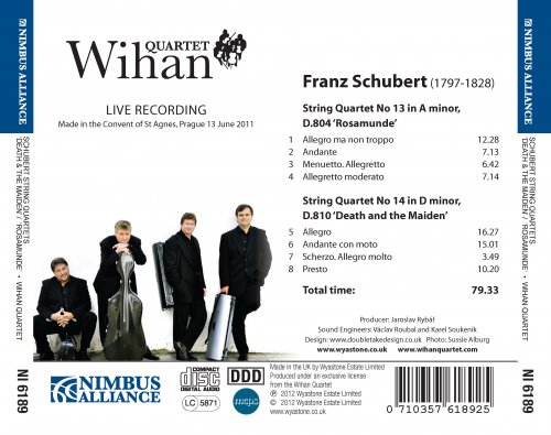 Wihan Quartet - Schubert: String Quartets (2012)