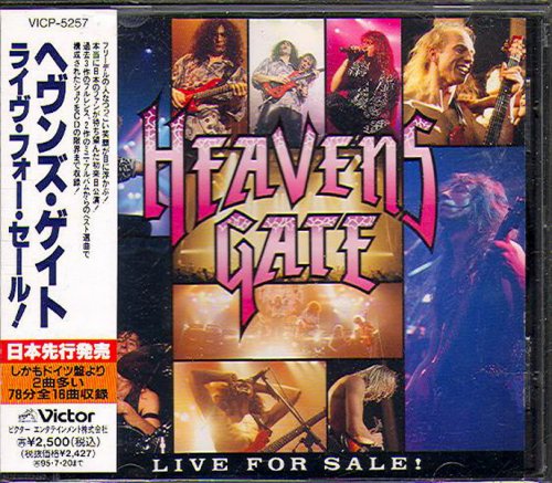 Heavens Gate - Live For Sale! (1993) {Japan 1st Press}