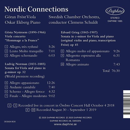 Göran Fröst & Oskar Ekberg - Nordic Connections (2020) [Hi-Res]