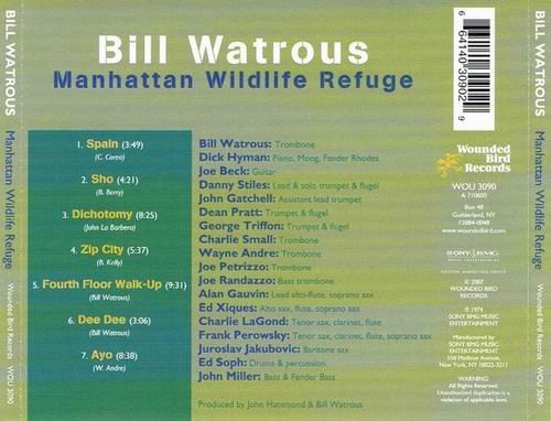 Bill Watrous - Manhattan Wildlife Refuge (1974)