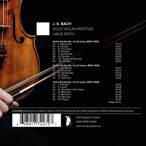 Linus Roth - Bach: Solo Violin Partitas (2022) [Hi-Res]