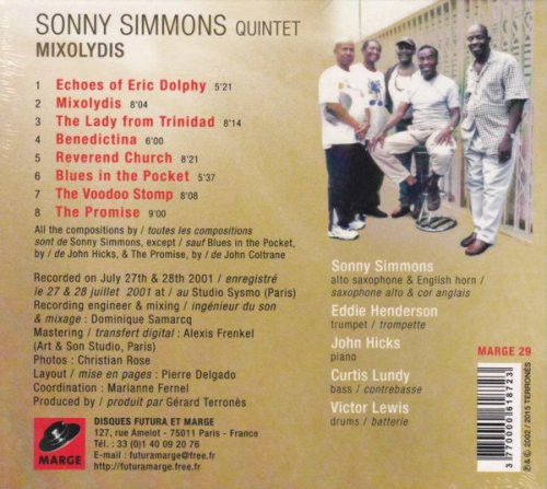 Sonny Simmons - Mixolydis (2005) CD-Rip