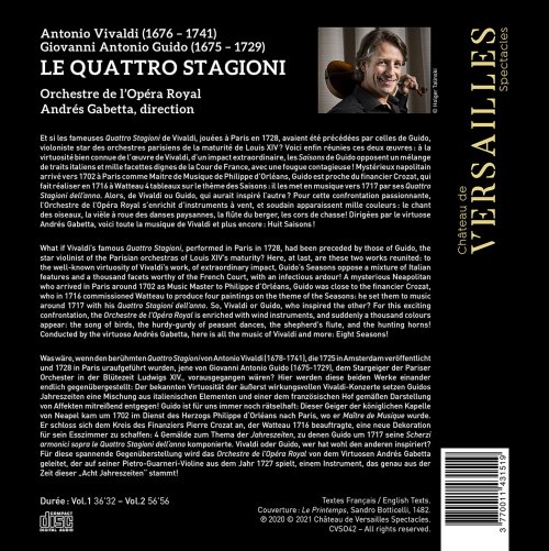 Andrés Gabetta, Orchestre de l'Opéra Royal - Vivaldi & Guido: Le quattro stagioni (2021) [Hi-Res]