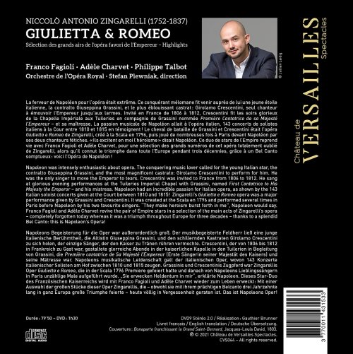 Franco Fagioli, Adèle Charvet, Orchestre de l'Opéra Royal, Stefan Plewniak - Zingarelli: Giulietta e Romeo (2021) [Hi-Res]