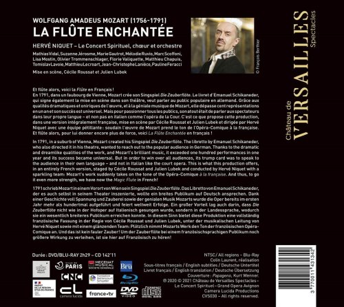 Le Concert Spirituel, Hervé Niquet - Mozart: La flûte enchantée (2021) [Hi-Res]