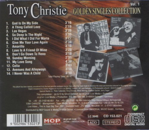 Tony Christie - Golden Singles Collection vol. 1 (1997)